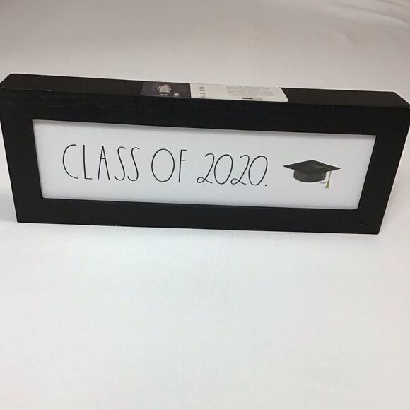 Rae Dunn Class Of 2020 Graduation Wooden Deco Sign - Picture 1 of 8